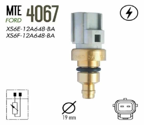 Sensor Temperatura Água Ford Courier Ecosport Escort Fiesta Focus Ka MTE 4067