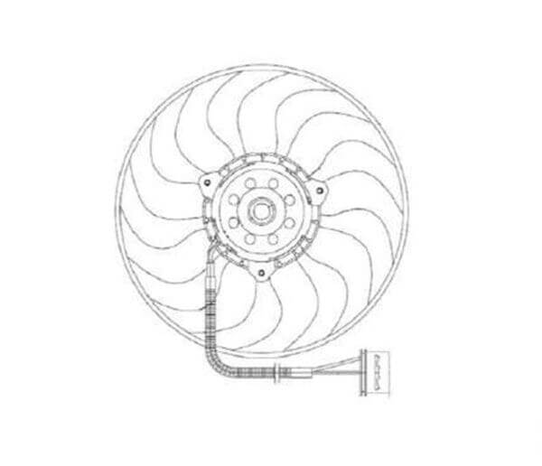 Eletroventilador Volkswagen Crossfox Fox Polo Com Ar EMM2028VW