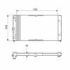 Radiador Ford Royale Versailles Vw Quantum Santana Sem Ar Ano 1996 a 2006 12506 — foto 4