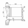 Radiador Chevrolet Celta Sem Ar Ano 2000 a 2005 12579 — foto 4