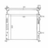 Radiador Fiat Idea Palio Strada Siena Motor Fire 40-17091.116 — foto 4