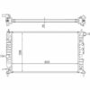Radiador Chevrolet Vectra Com Ar Ano 1997 a 2005 40-17107.126 — foto 4
