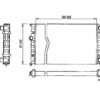 Radiador Volkswagen Golf G3 Ano 1991 a 1997 730505R — foto 4