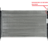 Radiador Ford Ecosport Fiesta Ano 2003 a 2010 BC261470-1190RC
