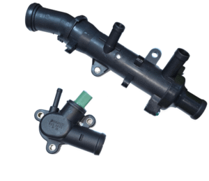 Kit Cavaletes D'água Com Sensor de Temperatura e Válvula Termostátiva Volkswagen Kombi Flex IG601.3025-80