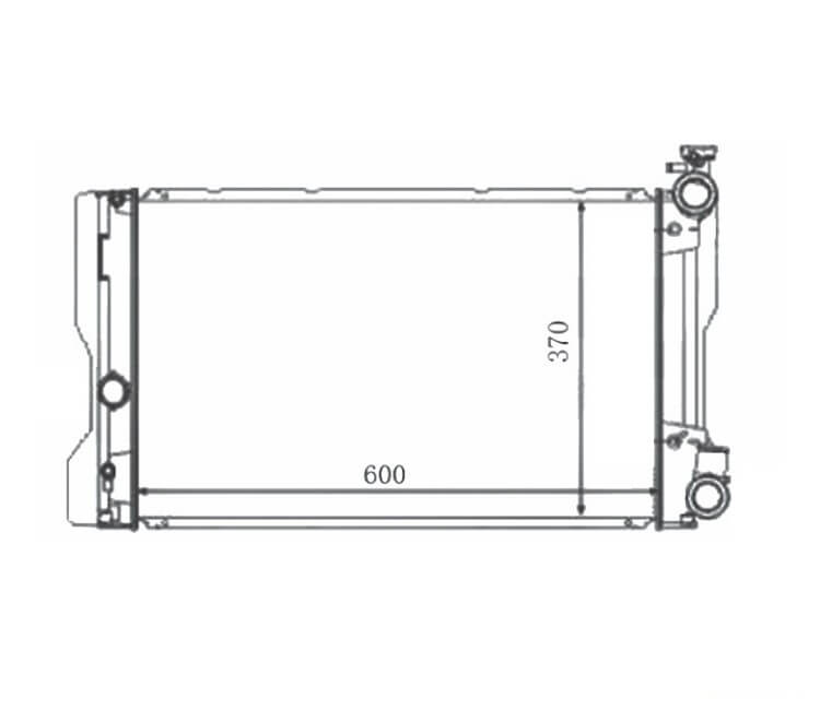 Radiador Toyota Corolla Ano 2009 a 2019 JMA72083 4 Radiador Toyota Corolla Ano 2009 a 2019 JMA72083 - Imagem 4