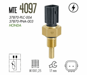 Sensor de Temperatura D'água Honda Civic CR-V Fit MTE4097