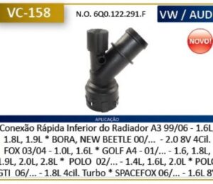 Conexão Engate Rápido Volkswagen Audi VC-158