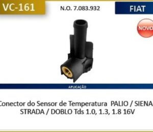 Conector do Coletor de Admissão Fiat Doblo Palio Siena Motor 1.0 ou 1.3 16v VC-161