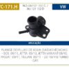 Flange do Fluxo D'Água do Volkswagen Jetta Passat Tiguan e Eos VC-171.H — foto 2